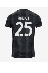 Juventus Adrien Rabiot #25 Voetbaltruitje Uit tenue 2022-23 Korte Mouw